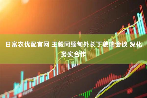 日富农优配官网 王毅同缅甸外长丁貌瑞会谈 深化务实合作